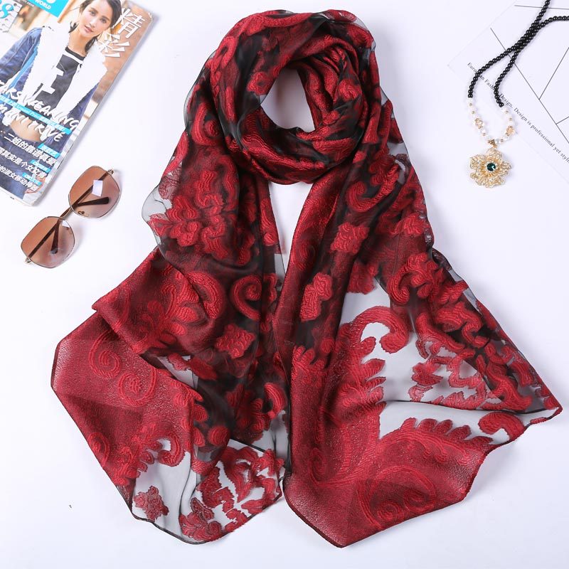 Hot Selling 180*70 Organza Sil - Women Fashion Usa のレビューと価格