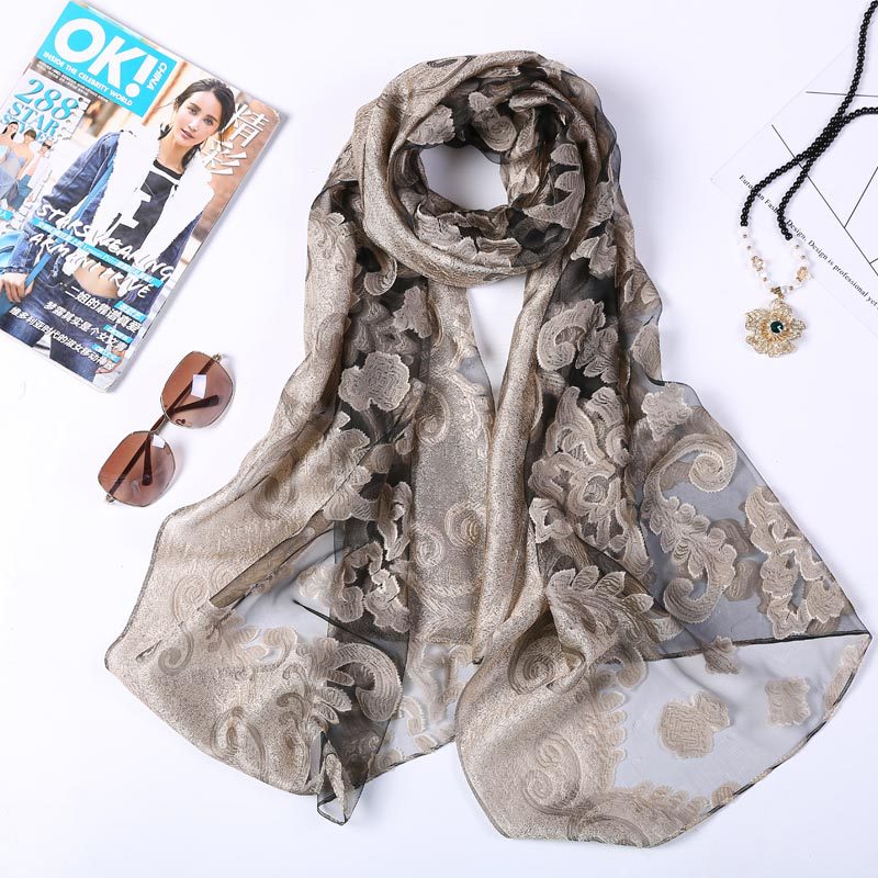 Hot Selling 180*70 Organza Sil - Women Fashion Usa のレビューと価格