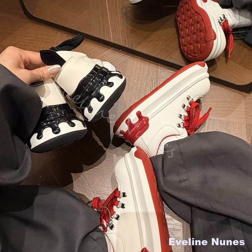 New Spring Platform Mixed Colo - Sneakers Fashion Women のレビューと価格