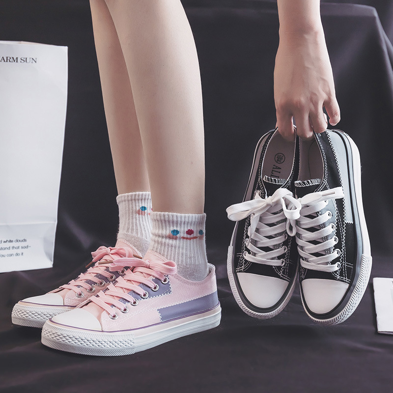 New Canvas Shoes Women No-slip - Sneakers Fashion Women のレビューと価格