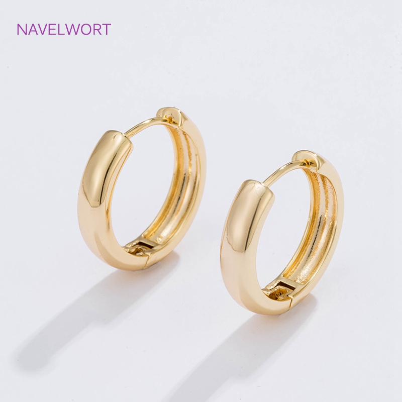 6 Sizes Gold Plated Circle Hoo - Women Fashion Jewellery のレビューと価格