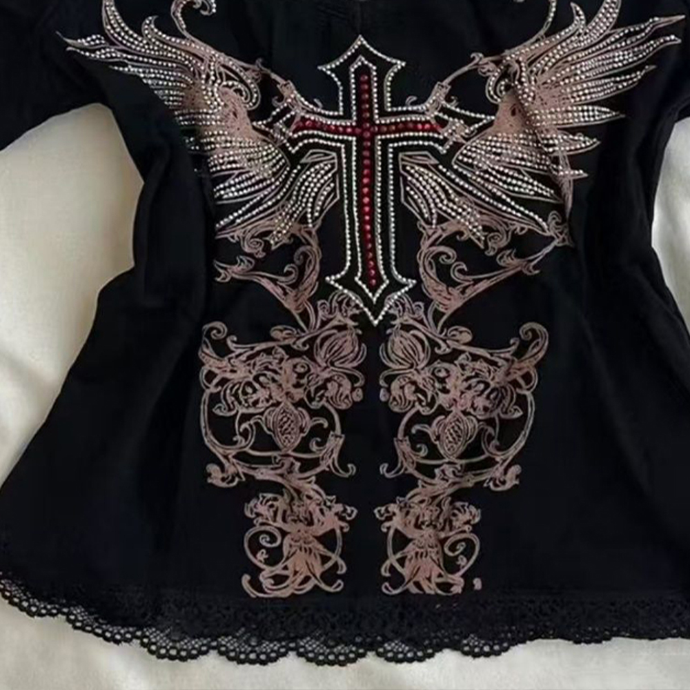 Y2K 90S Black Fake Two-Piece B - Women'S Fashion In The 90S のレビューと価格