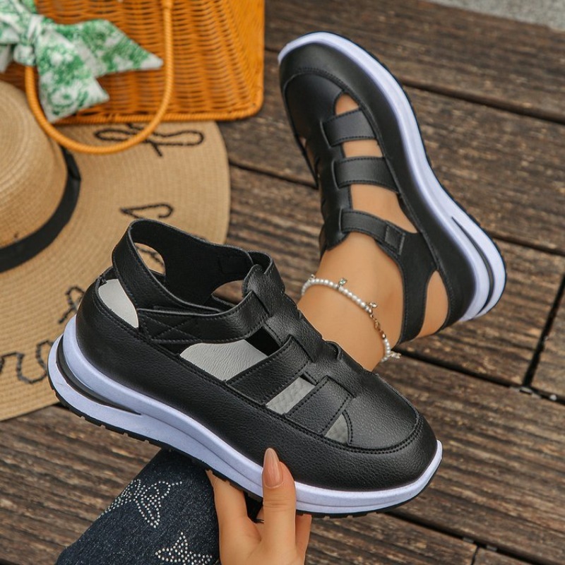 Womens Platform Sneaker Sandal - Women'S Fashion Velcro Sneakers のレビューと価格