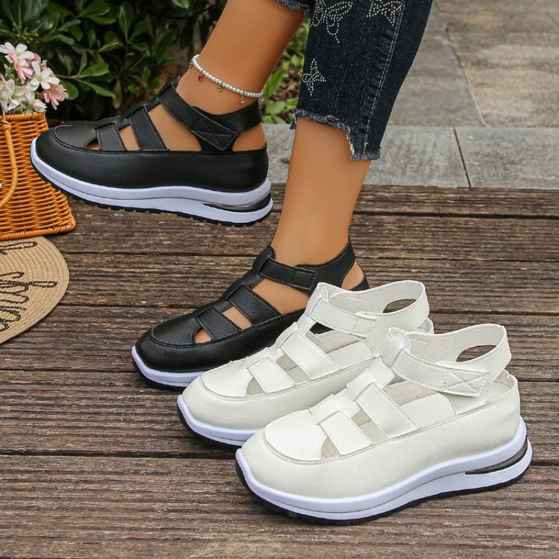 Womens Platform Sneaker Sandal - Women'S Fashion Velcro Sneakers のレビューと価格