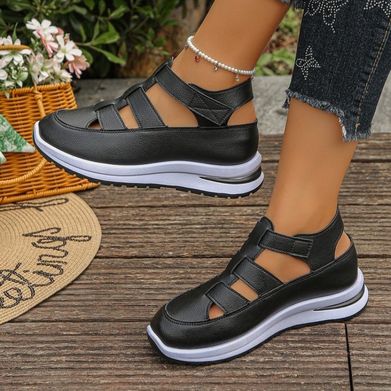 Womens Platform Sneaker Sandal - Women'S Fashion Velcro Sneakers のレビューと価格