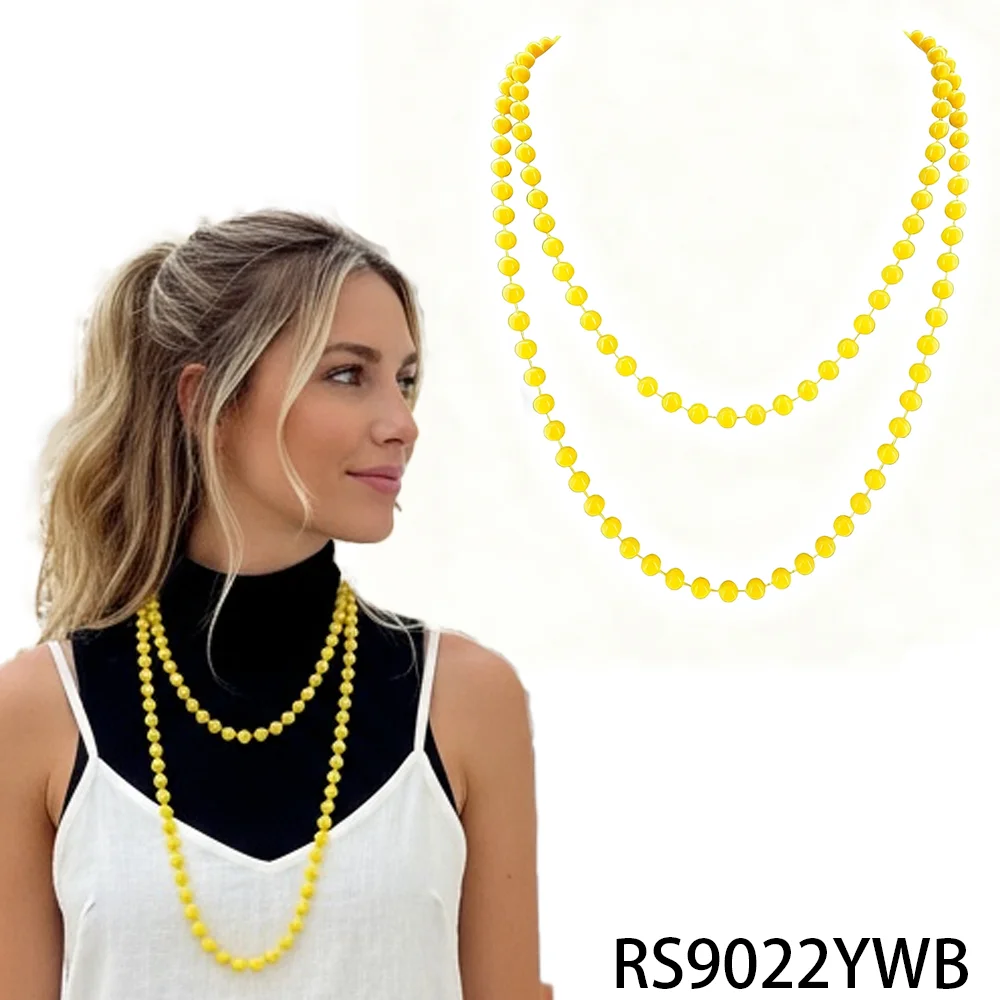 NEON BEADS NECKLACE 1980S 80S  - Women'S Fashion From The 80S のレビューと価格