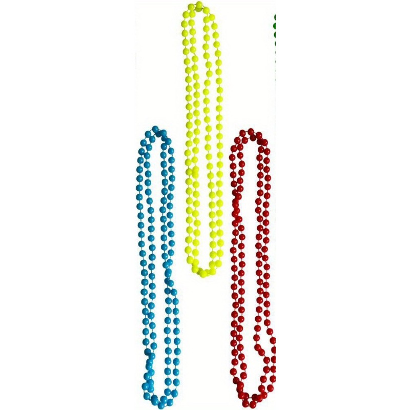 NEON BEADS NECKLACE 1980S 80S  - Women'S Fashion From The 80S のレビューと価格