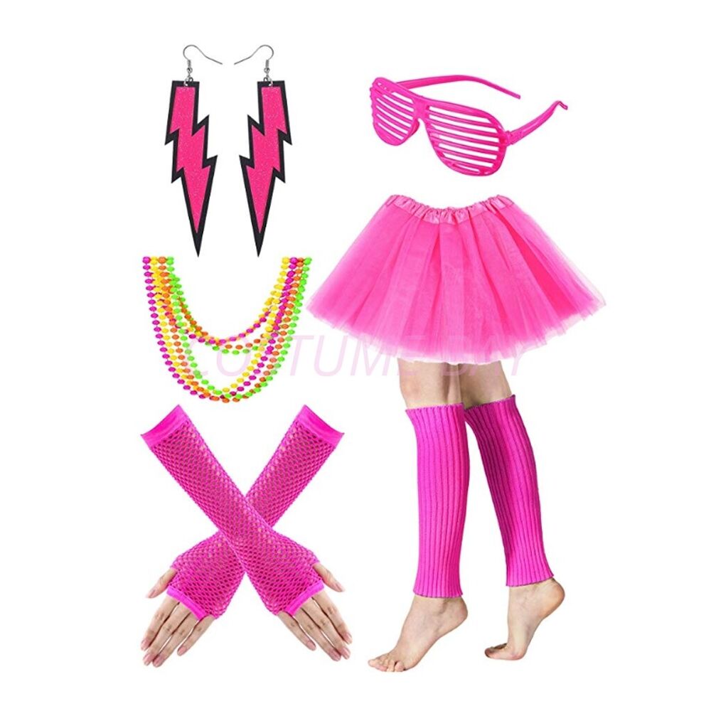 PESENAR Womens Neon 80s Tutu S - Women'S Fashion From The 80S のレビューと価格