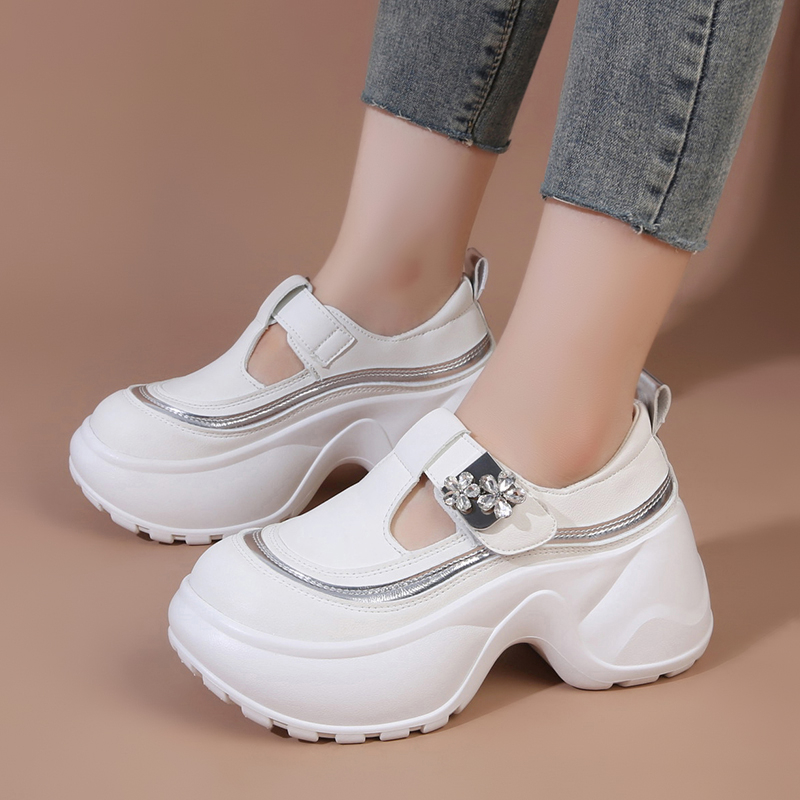 Fashion Glitter Decoration Cas - Women'S Fashion Velcro Sneakers のレビューと価格