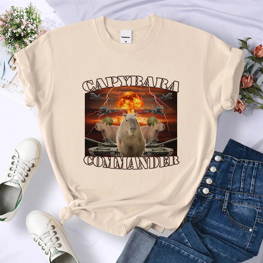 Capybara t shirt women Japanes - Women Fashion 80S のレビューと価格