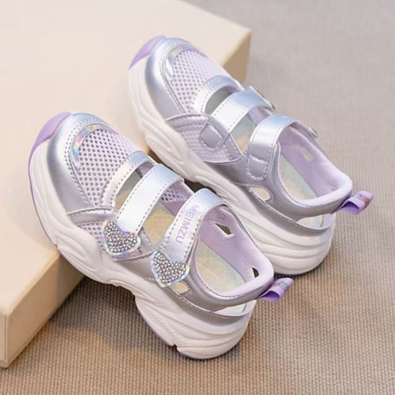 Summer New Girls Mesh Hollow O - Women'S Fashion Velcro Sneakers のレビューと価格