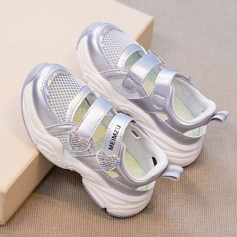 Summer New Girls Mesh Hollow O - Women'S Fashion Velcro Sneakers のレビューと価格