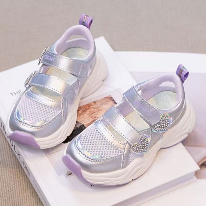 Summer New Girls Mesh Hollow O - Women'S Fashion Velcro Sneakers のレビューと価格