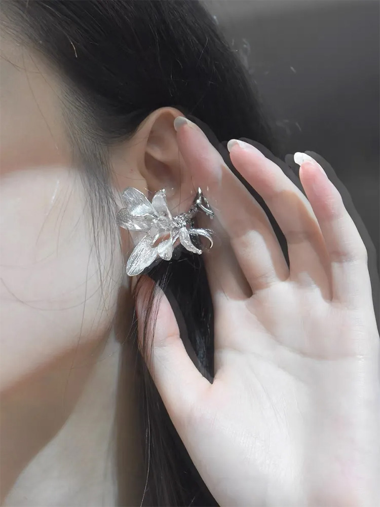 Edgy Copper Spider Web Ear Cuf - Women'S Fashion Edgy のレビューと価格