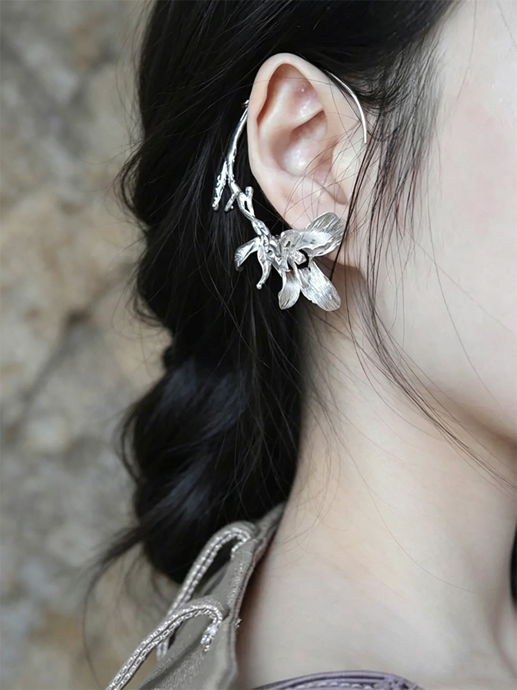 Edgy Copper Spider Web Ear Cuf - Women'S Fashion Edgy のレビューと価格