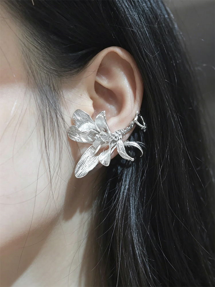 Edgy Copper Spider Web Ear Cuf - Women'S Fashion Edgy のレビューと価格