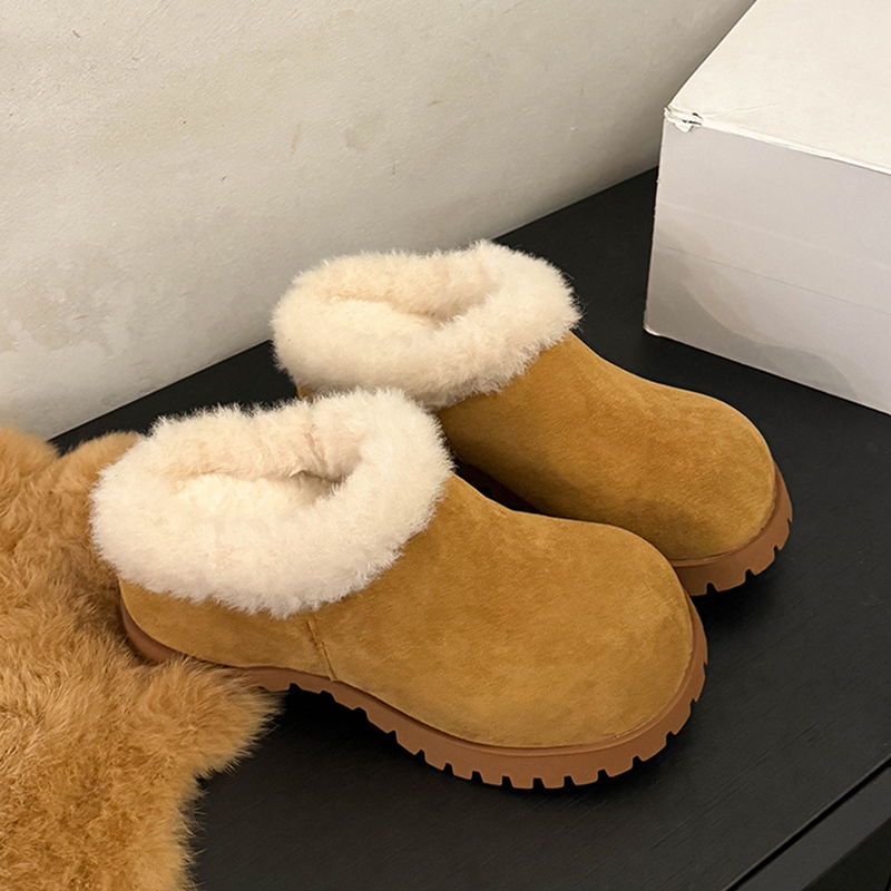 Women Fluffy Mules Shoes Flats - Women'S Fashion Winter 2025 のレビューと価格