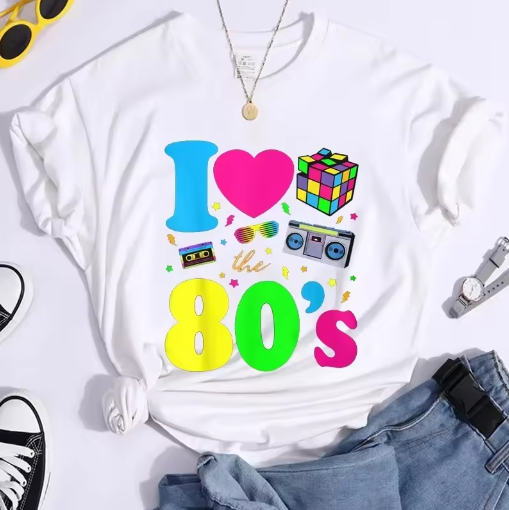 New Fashion I Love The 80s T-S - Women'S Fashion From The 80S のレビューと価格