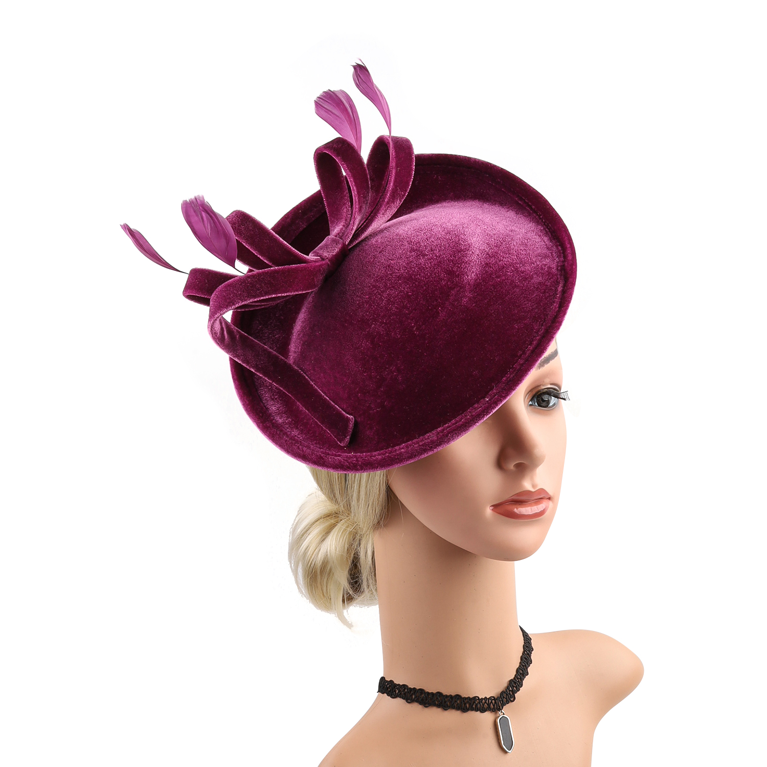 Velour Velvet Fascinator Feath - Women'S Fashion Boutique のレビューと価格