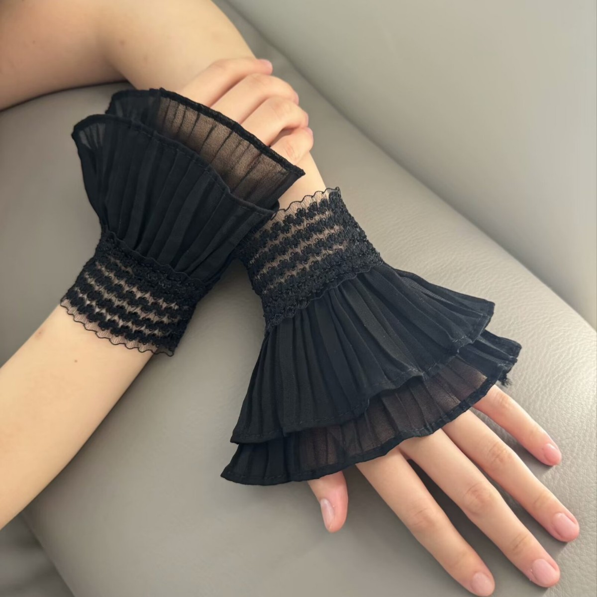Detachable Lace Flower Mesh Fl - Women'S Fashion Layering のレビューと価格