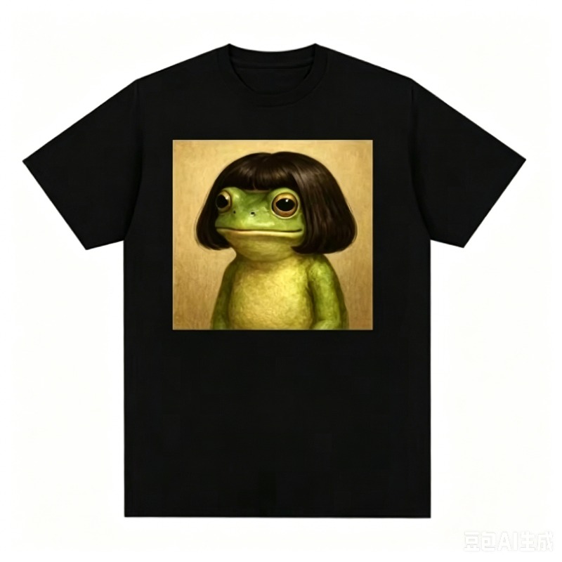 Funny Frog Face with Bob Hairc - Women'S Fashion In The 90S のレビューと価格