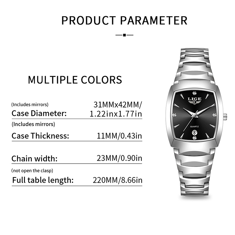 LIGE Watch women Business Luxu - Women'S Fashion Business Casual のレビューと価格