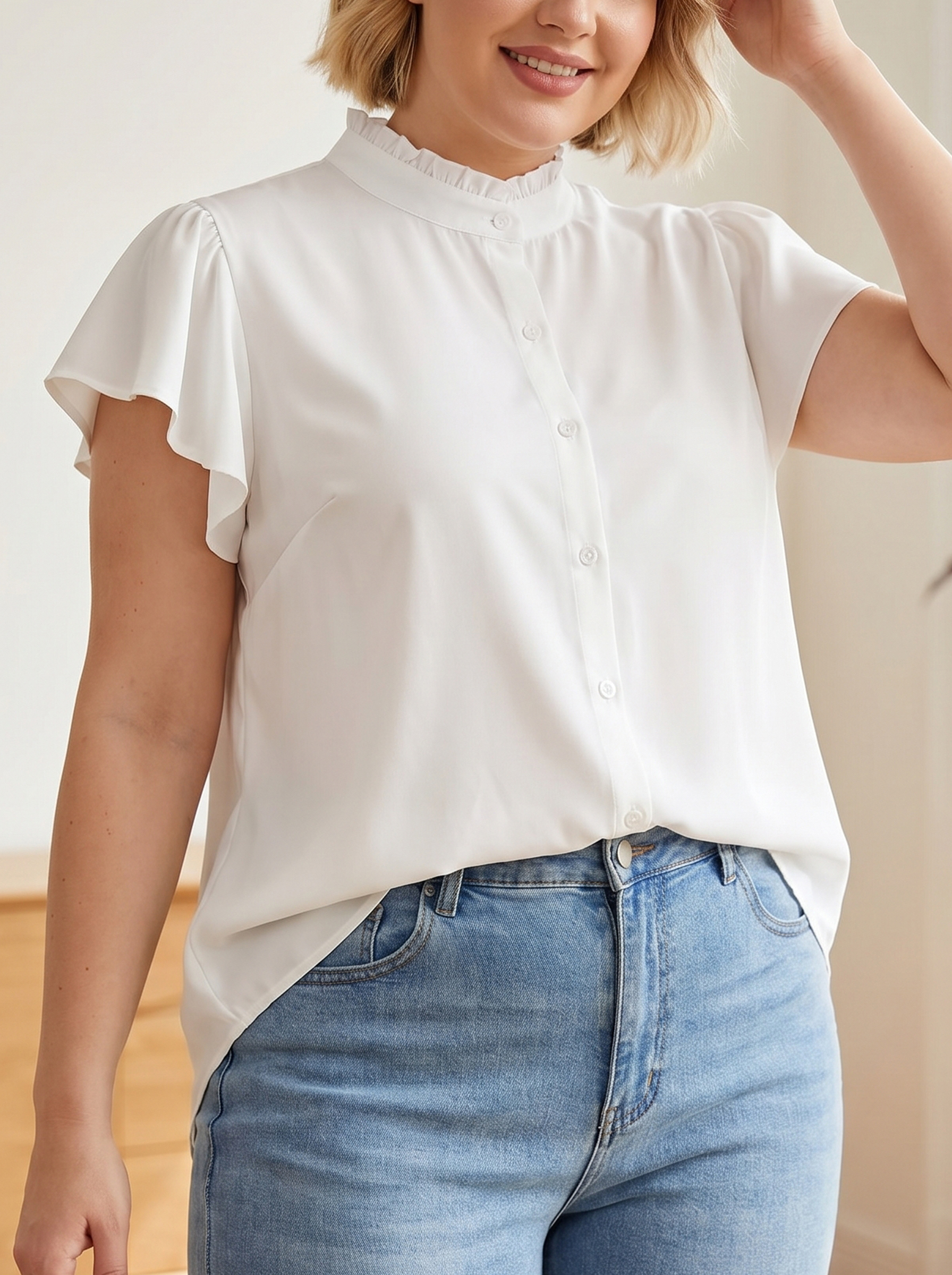 Gadinus Plus Size Women's Flut - Women'S Fashion Essentials のレビューと価格