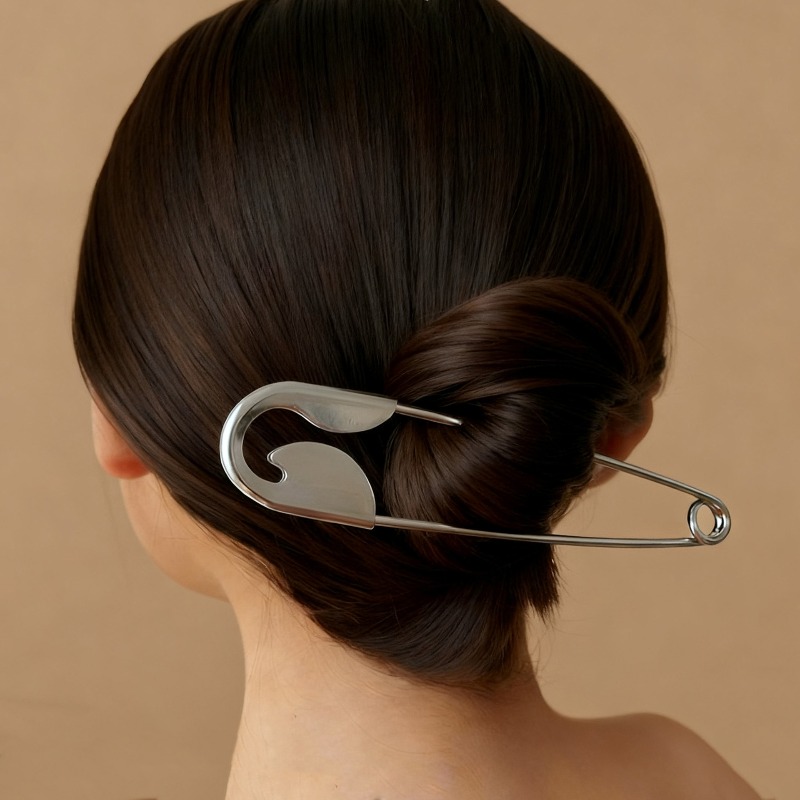 Bold Safety Pin Oversized Hair - Women'S Fashion Edgy のレビューと価格
