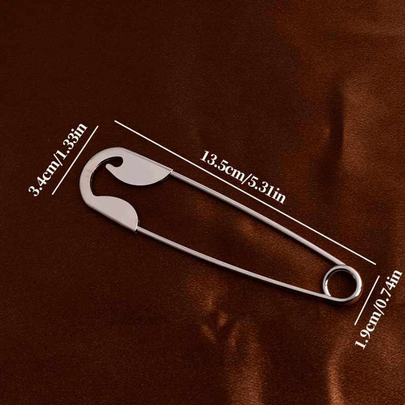 Bold Safety Pin Oversized Hair - Women'S Fashion Edgy のレビューと価格