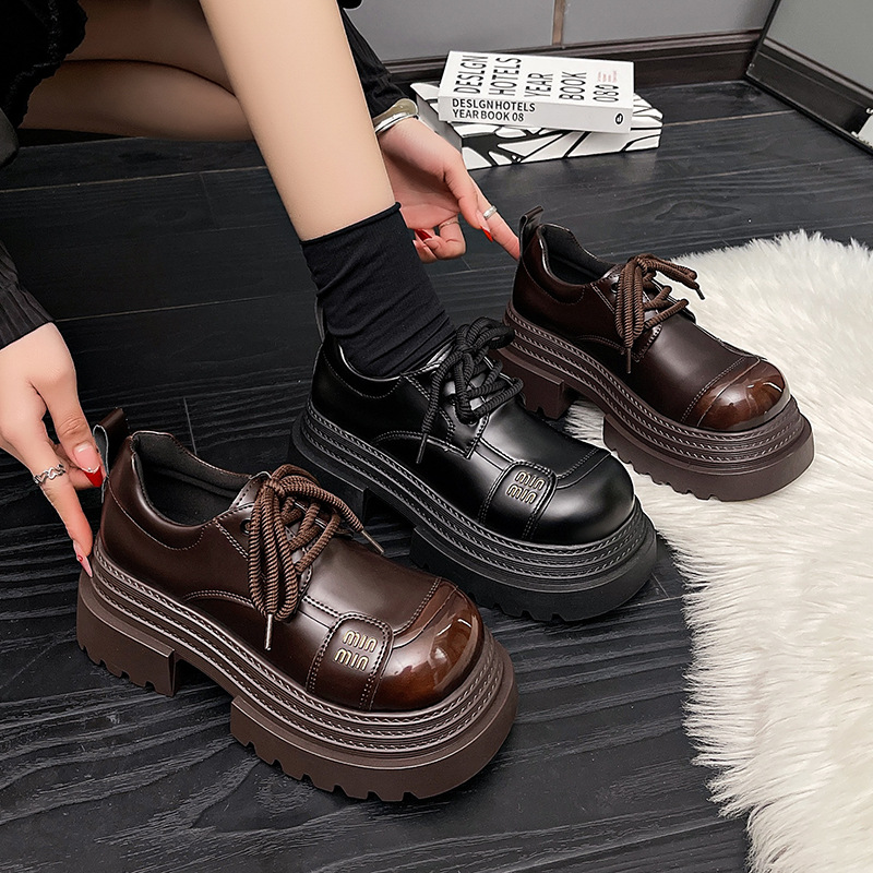 Women's single shoes thick sol - Women'S Fashion Spring 2025 のレビューと価格