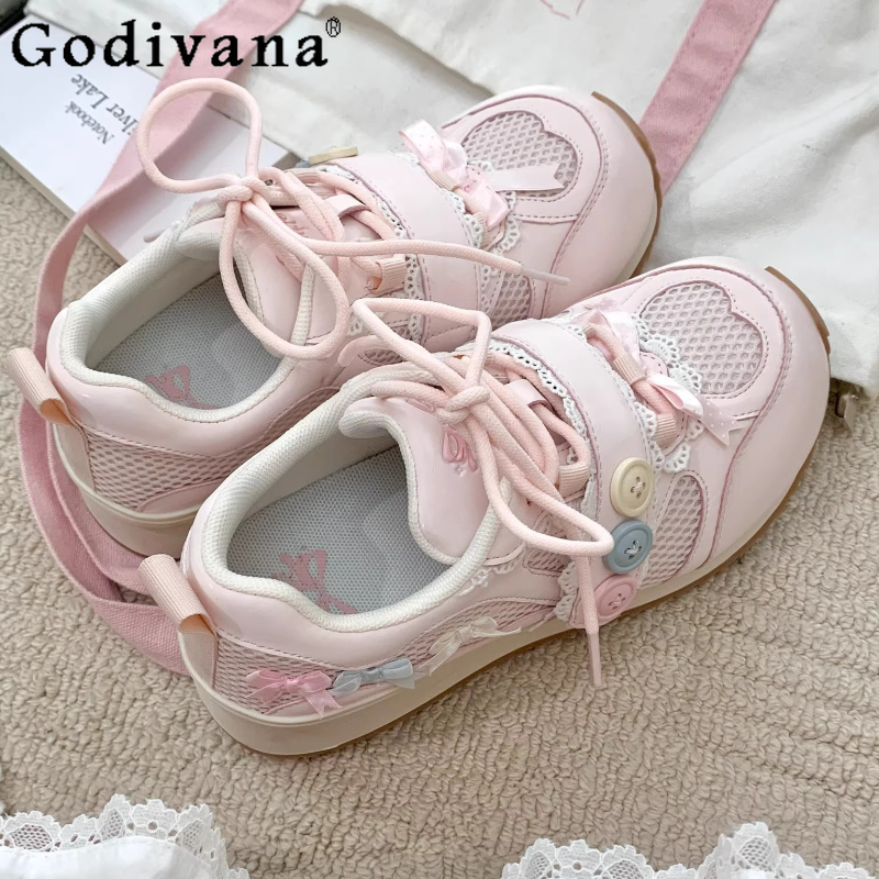 Japanese Cute Girls Sweet Lo S - Sneakers Fashion Women のレビューと価格