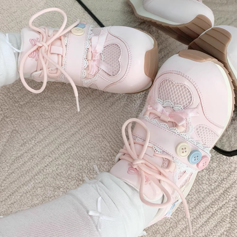 Japanese Cute Girls Sweet Lo S - Sneakers Fashion Women のレビューと価格