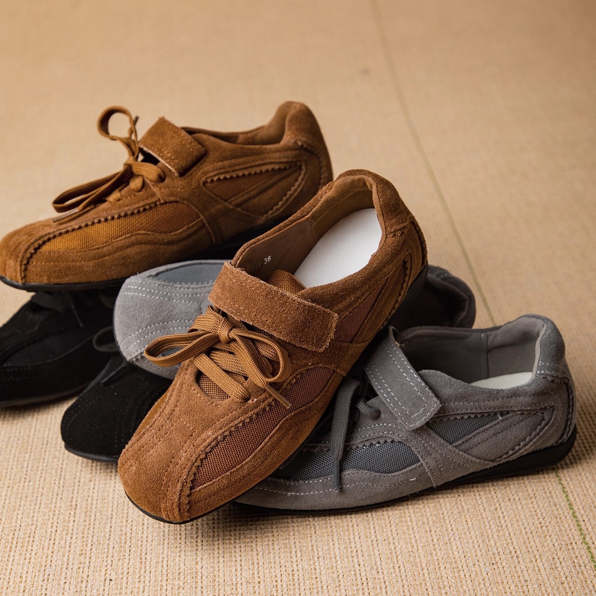 Women Vulcanize Shoes Flat Sol - Women'S Fashion Velcro Sneakers のレビューと価格