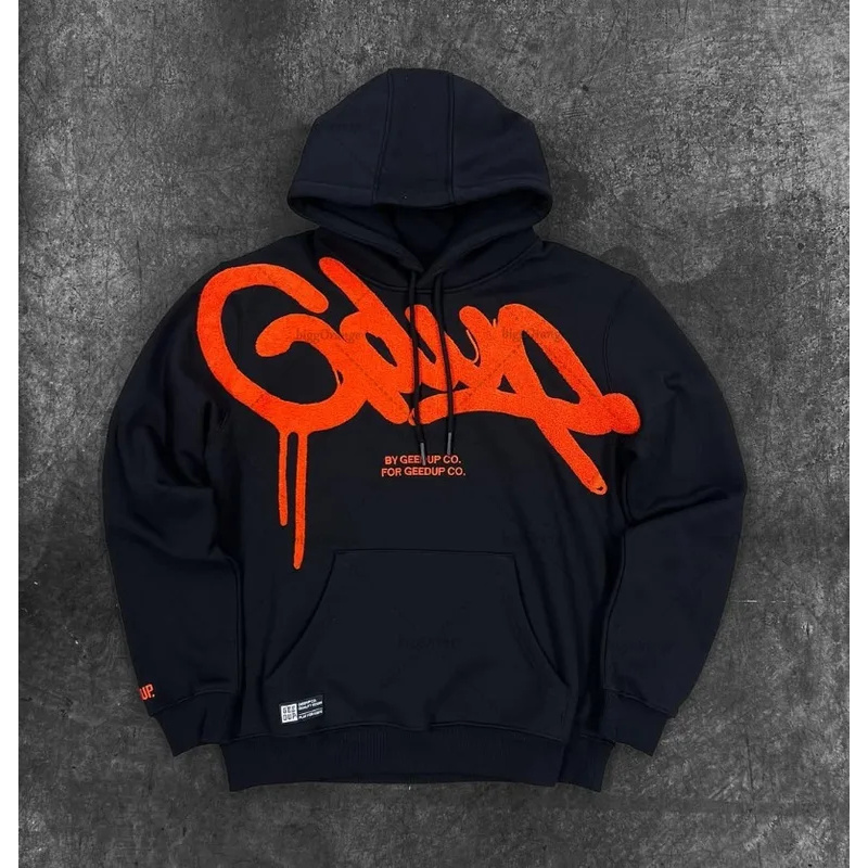 Colorful Retro Punk Letter Emb - Hoodie Women Oversized のレビューと価格