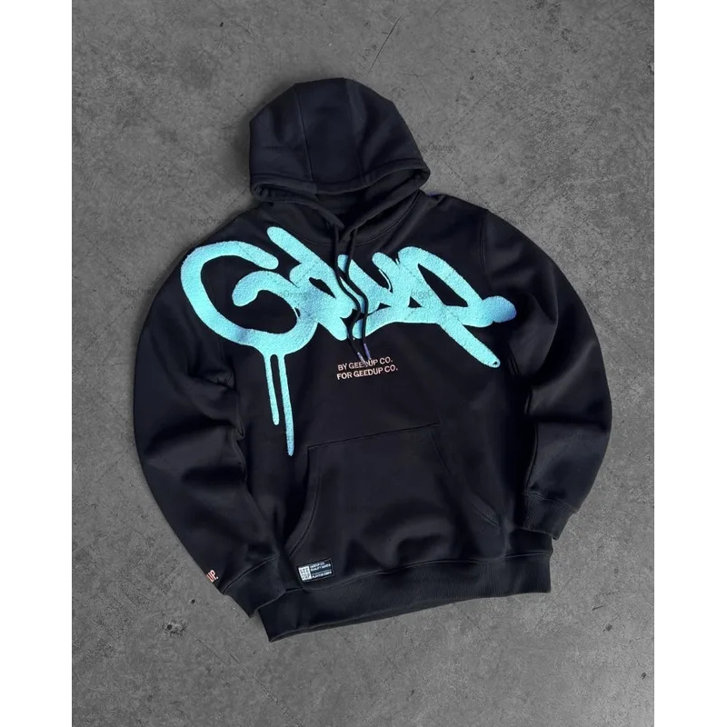 Colorful Retro Punk Letter Emb - Hoodie Women Oversized のレビューと価格