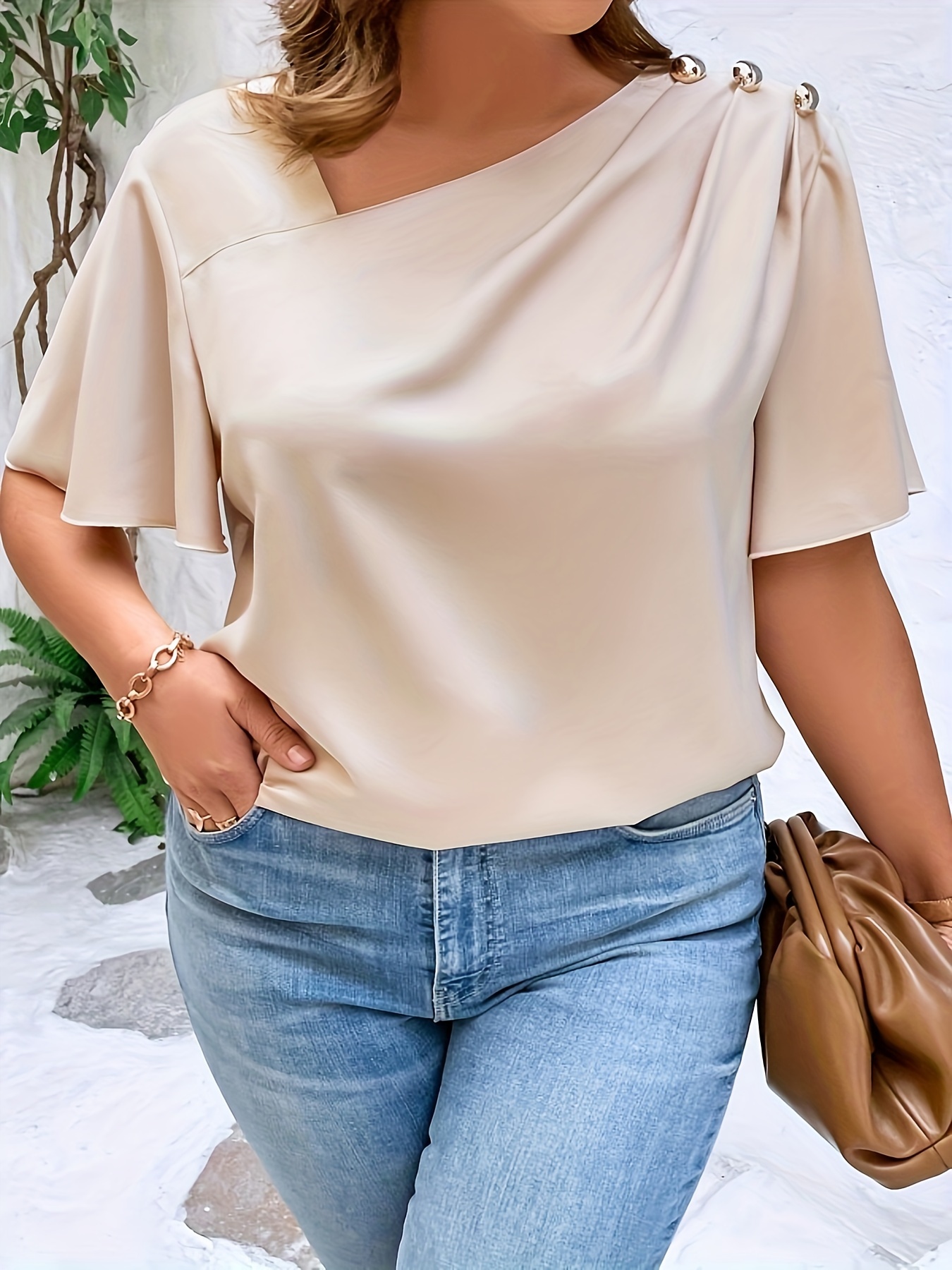 Plus SizeTemperament Blouse Ca - Women'S Fashion Essentials のレビューと価格