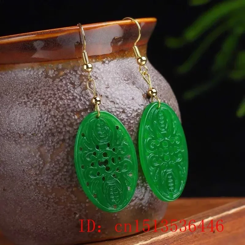 Original Natural Green Jade Em - Women Fashion Jewellery のレビューと価格