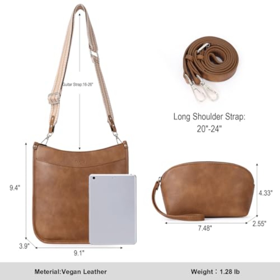 CLUCI Purses for Women, Vegen  - Crossbody Bag Women のレビューと価格