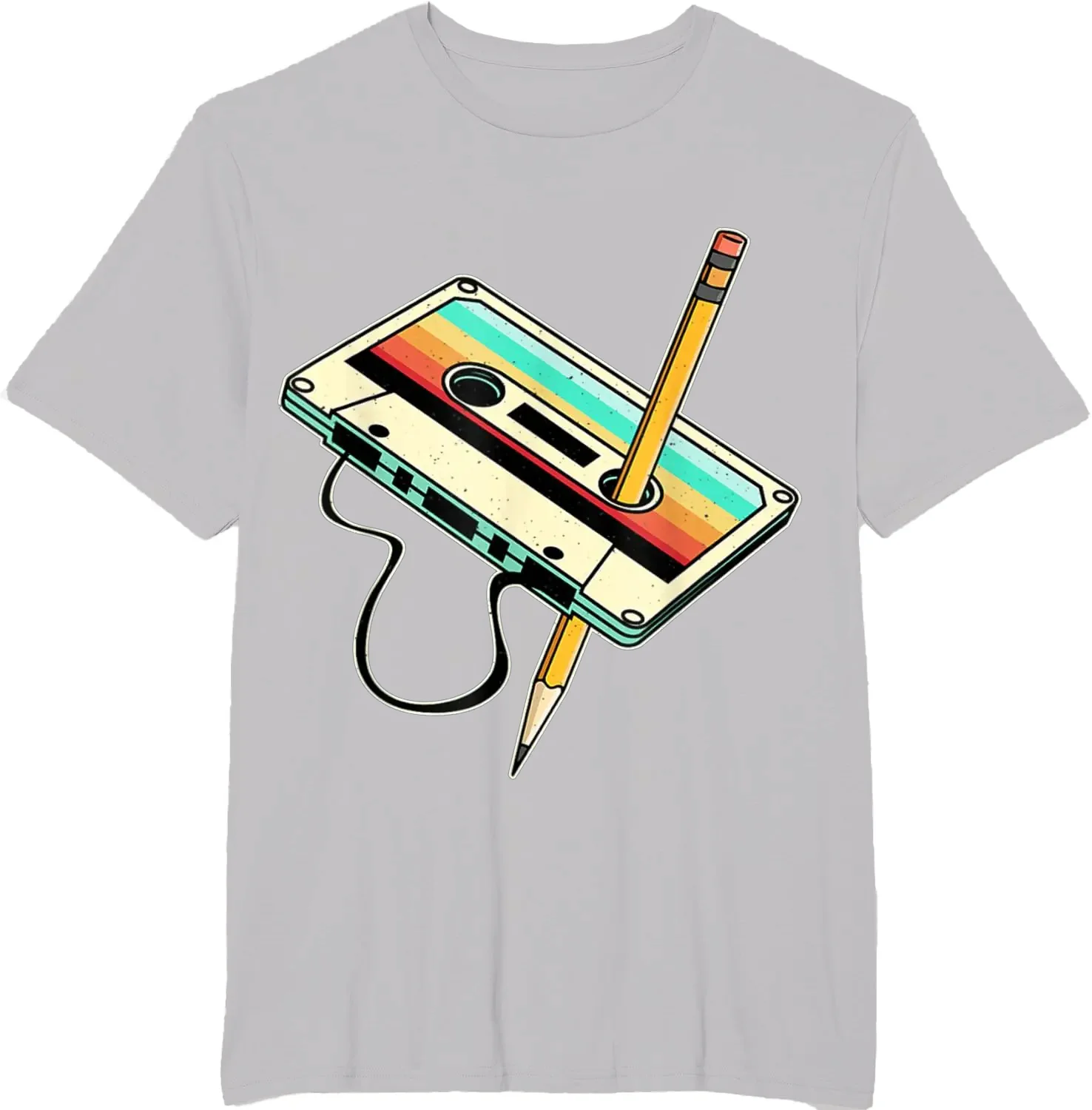80s Cassette Pencil 80s Retro  - Women Fashion 80S のレビューと価格