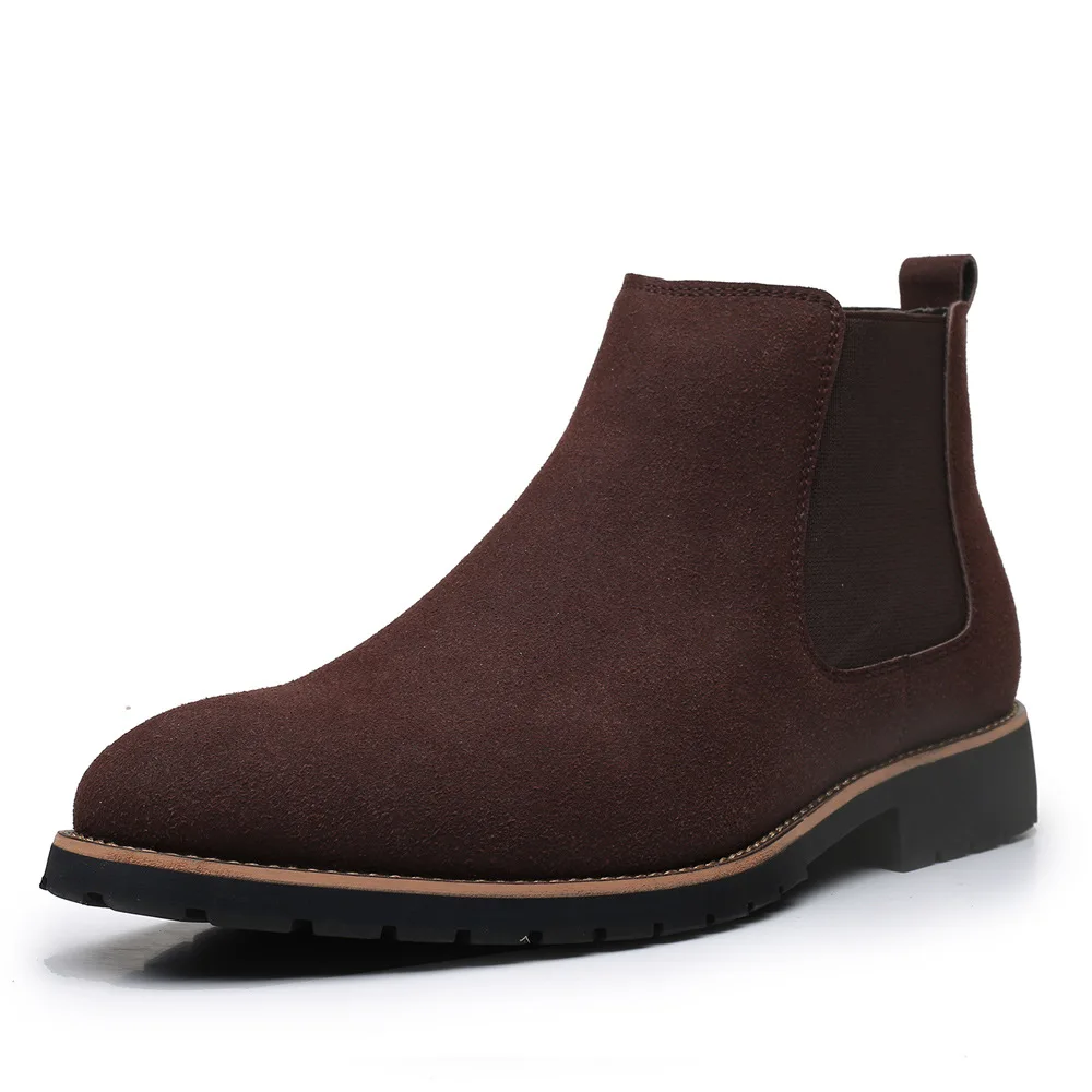 Men Ankle Boots British Style  - Women'S Fashion Business Casual のレビューと価格