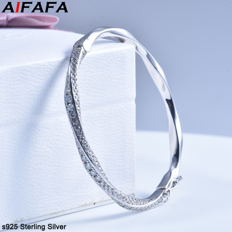 s925 Sterling Silver Bangle fo - Women Fashion Jewellery のレビューと価格