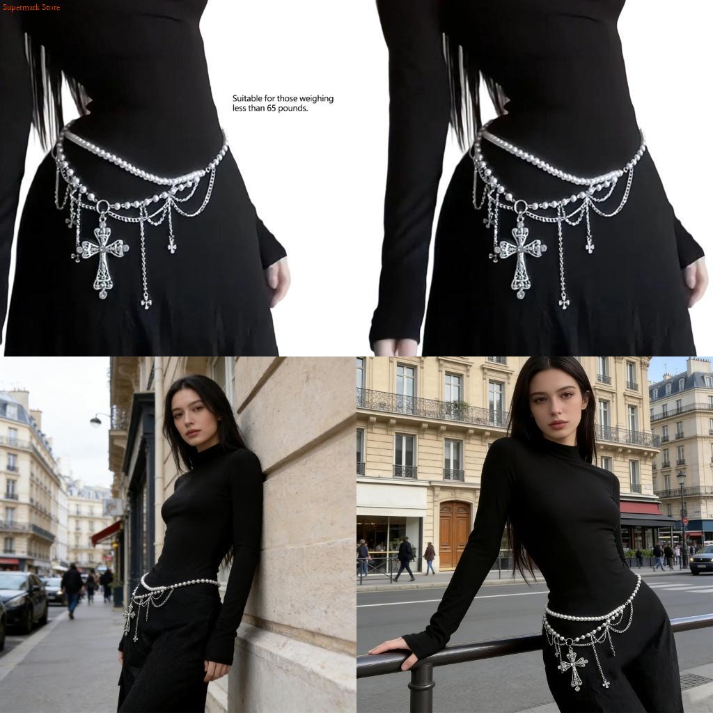Q5WE 2000s Gothic Waist Belt M - Women'S Fashion Edgy のレビューと価格