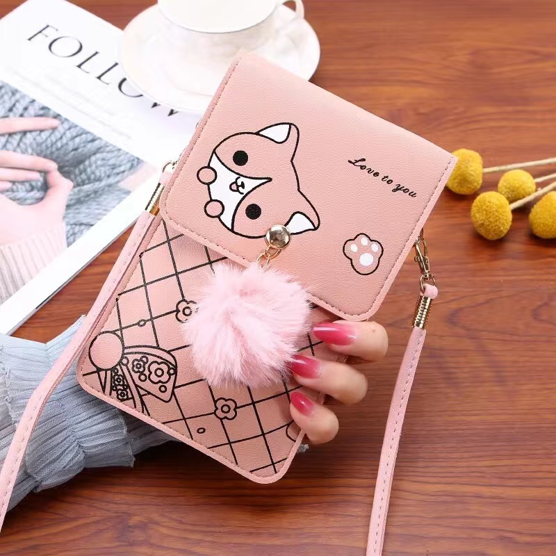 Cute Cartoon Pattern Touch-Scr - Crossbody Bag Women のレビューと価格