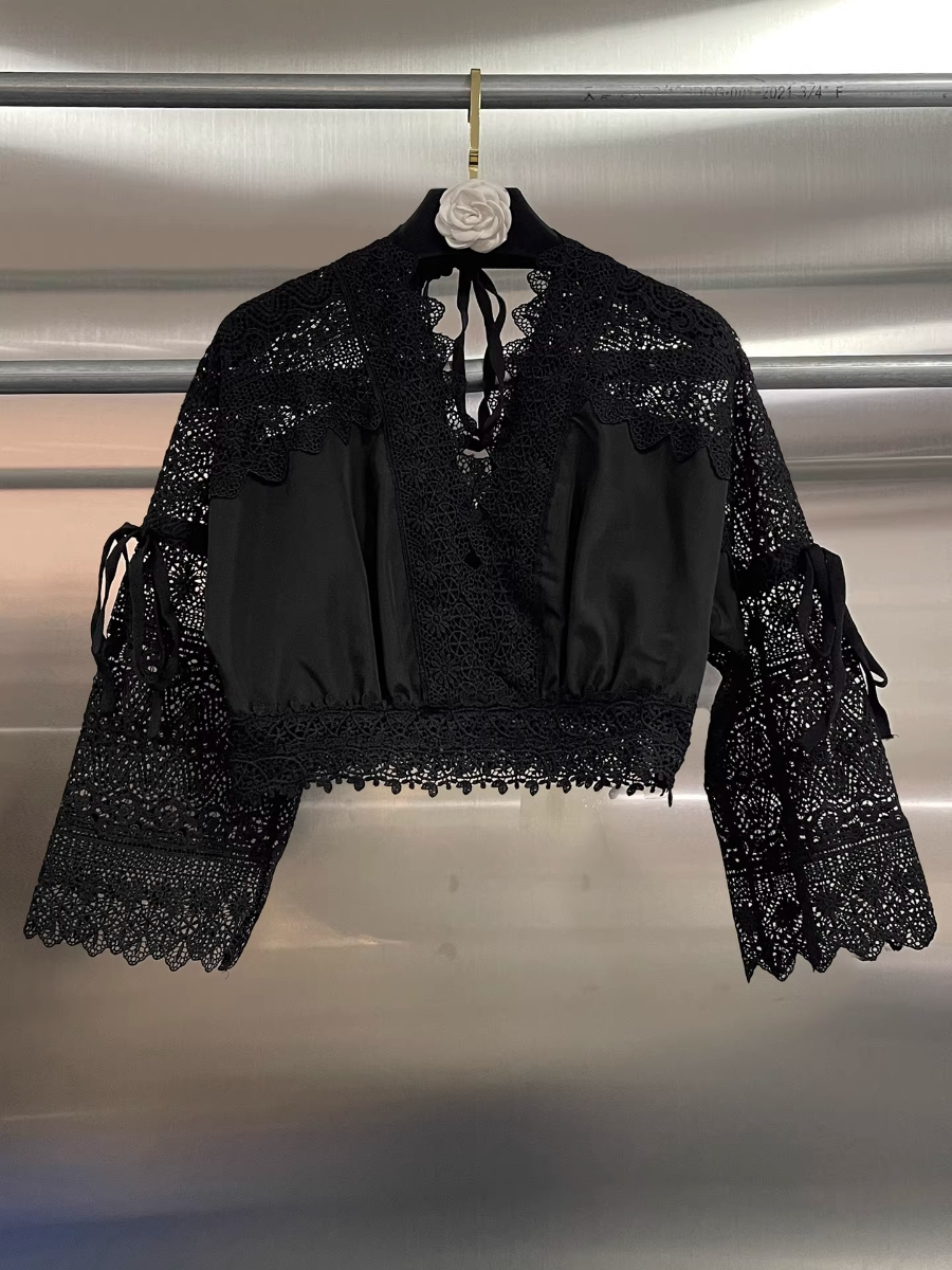 GALCAUR Black Spliced Lace Two - Women'S Fashion Edgy のレビューと価格