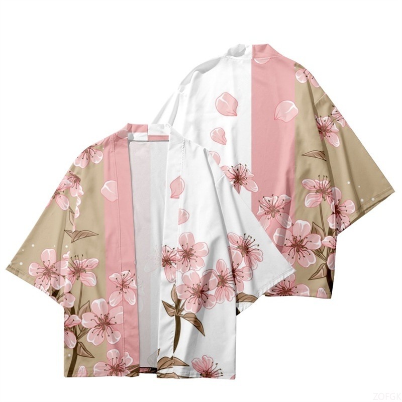 Summer Women Flower Print Kimo - Women'S Fashion Essentials のレビューと価格