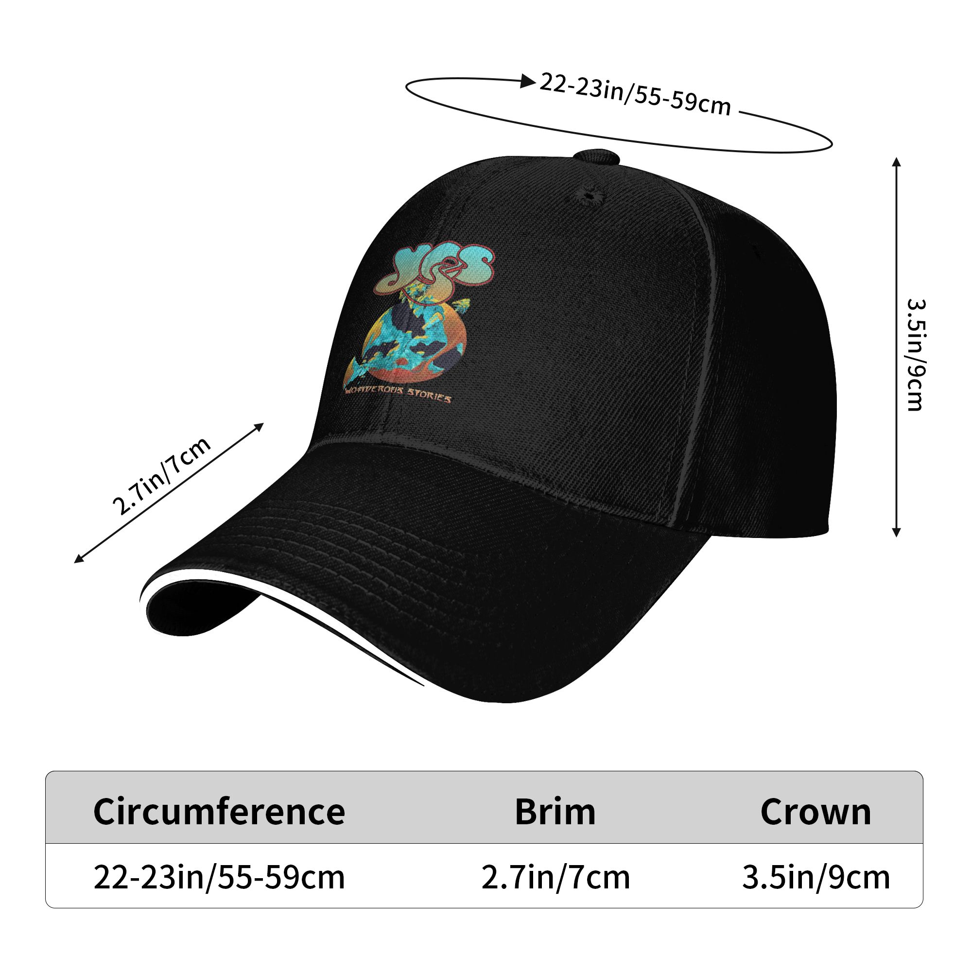 YES MUSIC BAND Baseball Caps F - Women Fashion 80S のレビューと価格