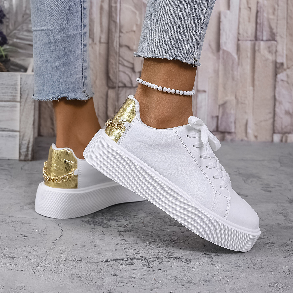 All Seasons Unisex Sneakers Wo - Sneakers Fashion Women のレビューと価格