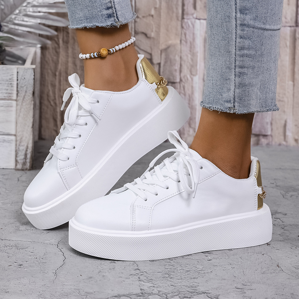All Seasons Unisex Sneakers Wo - Sneakers Fashion Women のレビューと価格