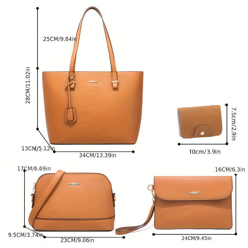 4pcs Fashion Women's Bag Sets  - Crossbody Bag Women のレビューと価格