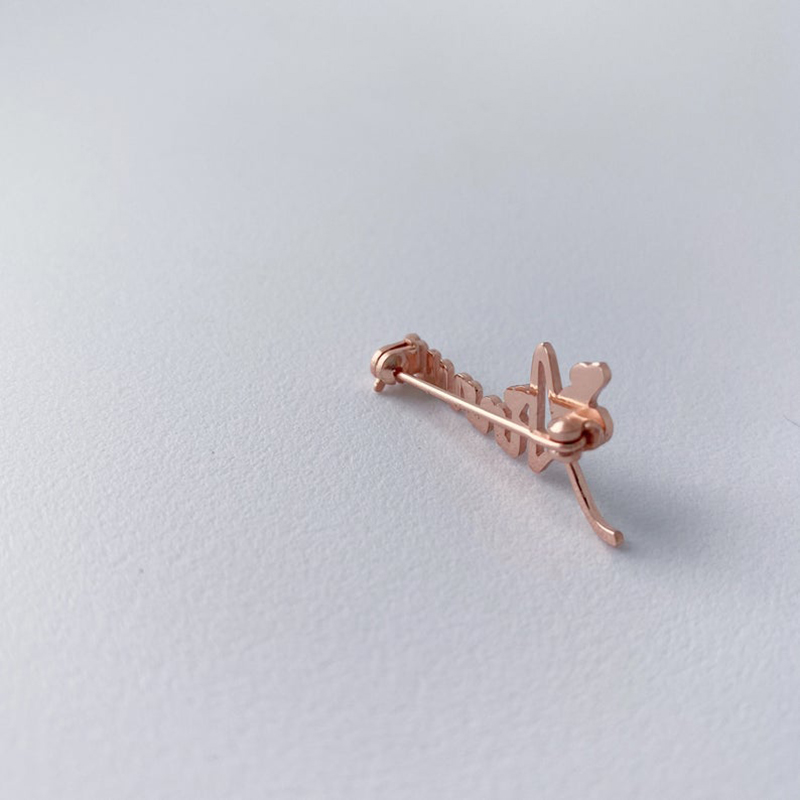 New Custom Name Brooch Letters - Women Fashion Logo Design のレビューと価格